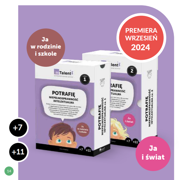 Zdjęcie produktu mTalent NIEPEŁNOSPRAWNOŚĆ INTELEKTUALNA CZ.1 i CZ. 2