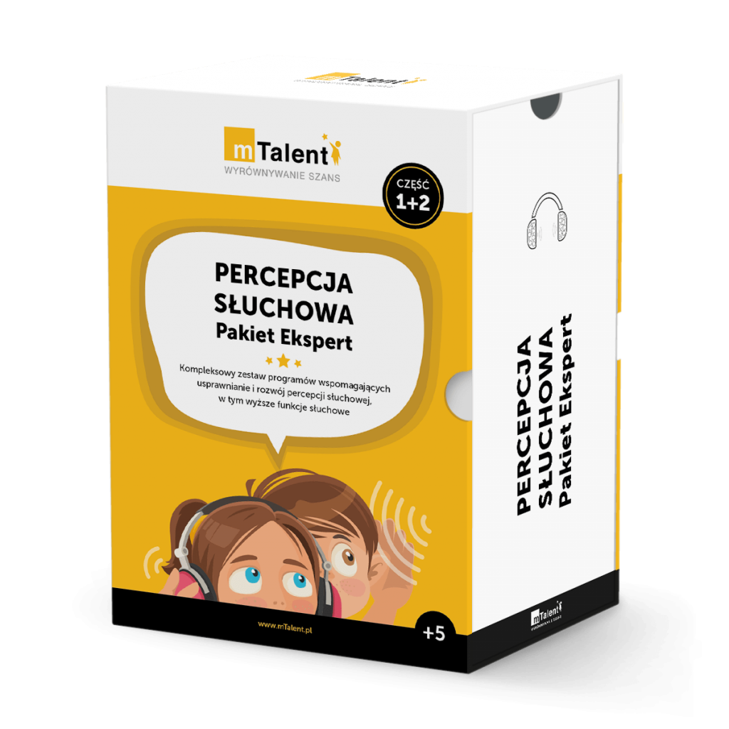 Zdjęcie produktu mTalent Percepcja słuchowa -  pakiet ekspert