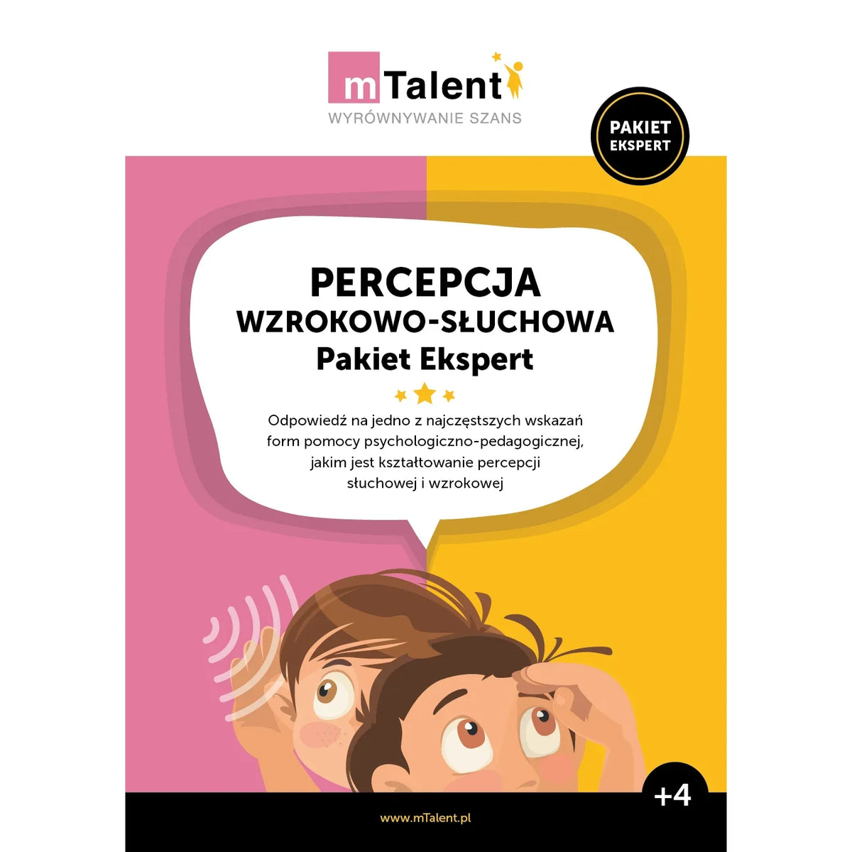 mTalent Percepcja wzrokowo-słuchowa Pakiet Ekspert