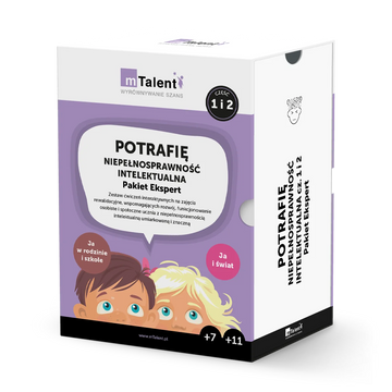 mTalent Potrafię. Niepełnosprawność intelektualna Pakiet Ekspert Ja w rodzinie i szkole + Ja i świat (wiek 7+, 11+)