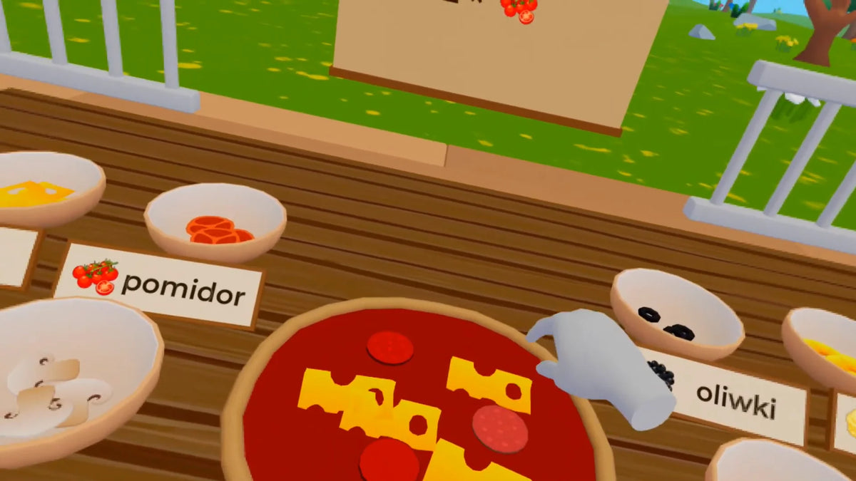mTalent VR. Koordynacja, ekran ćwiczenia 1