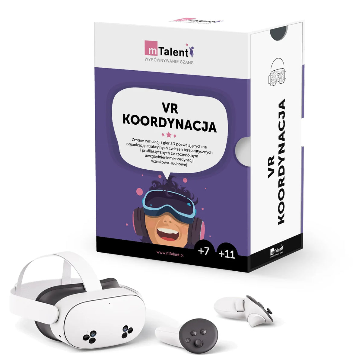 mTalent VR. Koordynacja, wersja: z goglami VR