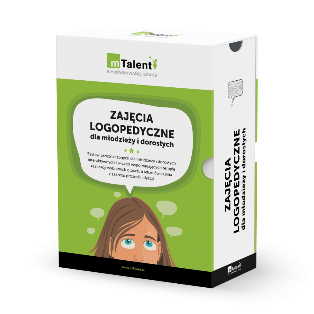 Zdjęcie produktu mTalent Zajęcia logopedyczne dla młodzieży i dorosłych