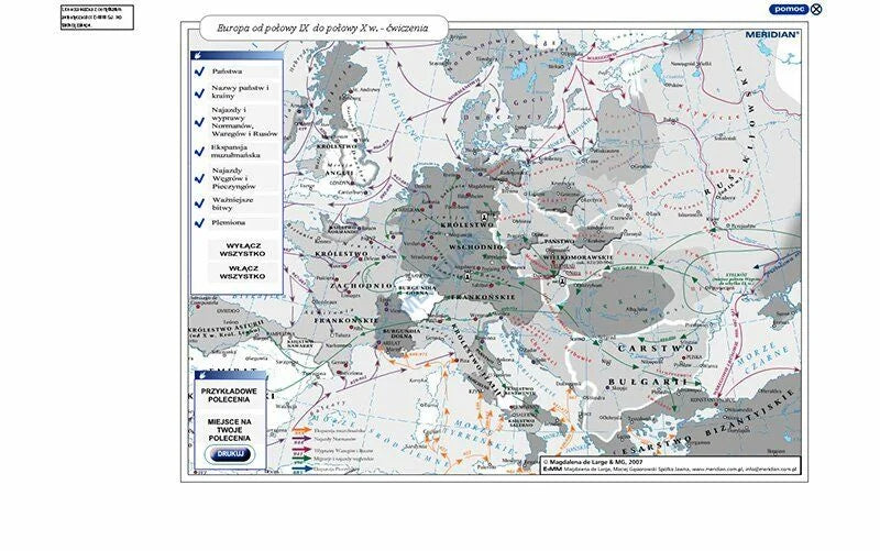 Multimedialny ćwiczeniowy atlas historyczny CD 1 - prehistoria, starożytność, średniowiecze - zdjęcie 6