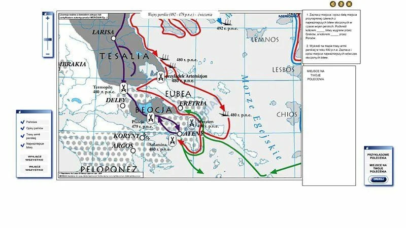 Multimedialny ćwiczeniowy atlas historyczny CD 1 - prehistoria, starożytność, średniowiecze - zdjęcie 10