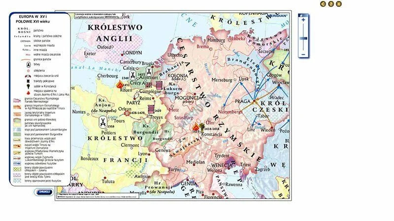 Multimedialny ćwiczeniowy atlas historyczny CD 2 - nowożytność i XIX wiek - zdjęcie 9