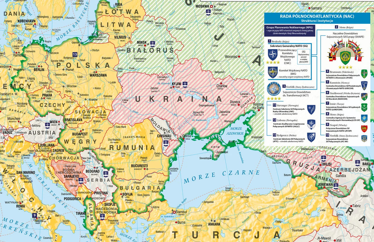 NATO / Międzynarodowy terroryzm - mapa ścienna - zdjęcie 2