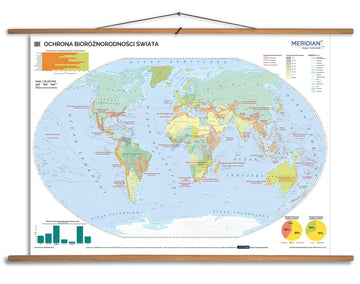 Ochrona bioróżnorodności świata - mapa ścienna