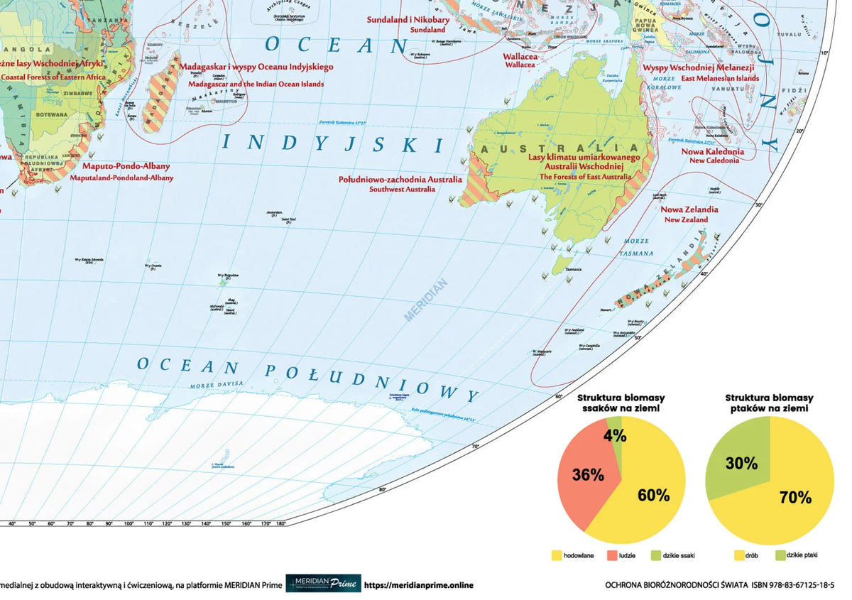 Ochrona bioróżnorodności świata - mapa ścienna - zdjęcie 3