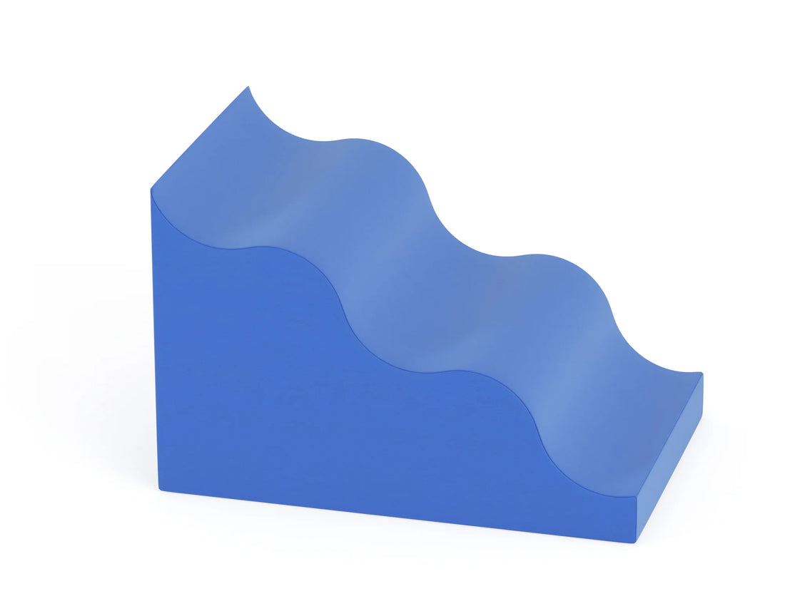 Pianka Happy Playground — Fala wklęsła 90 × 60 × 60 cm – Niebieski