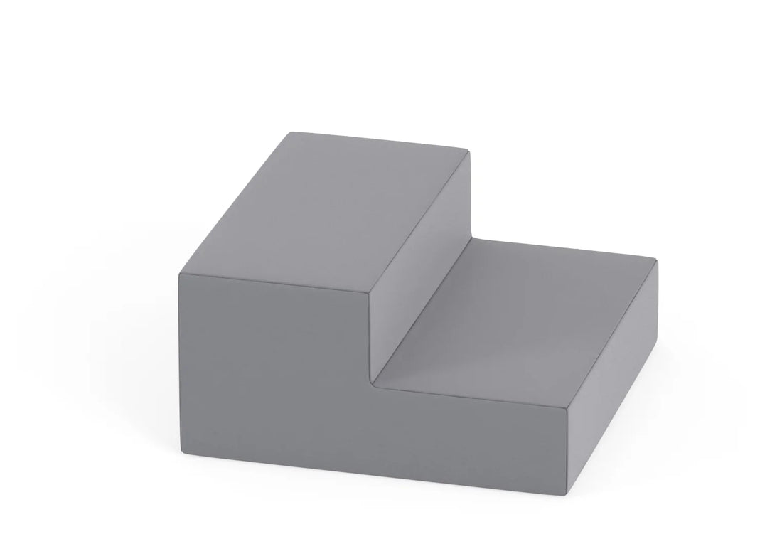 Pianka Happy Playground — Schody 48 × 48 × 24 cm – Szary