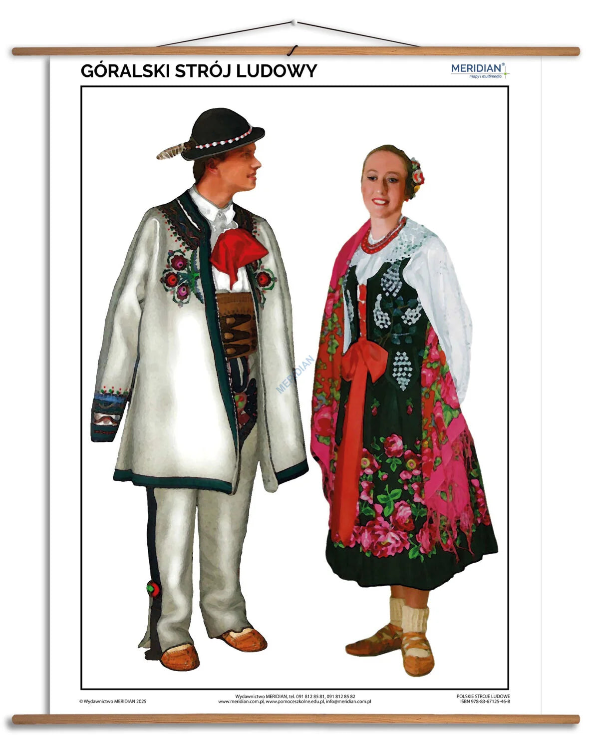 Polskie stroje ludowe - komplet 10 plansz dydaktycznych - zdjęcie 2
