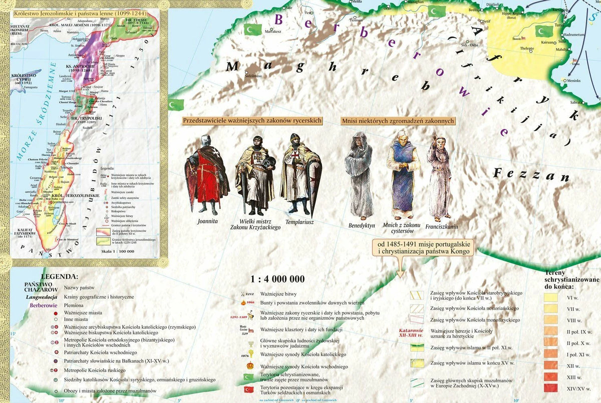 Powstanie i rozwój chrześcijaństwa - mapa ścienna - zdjęcie 3