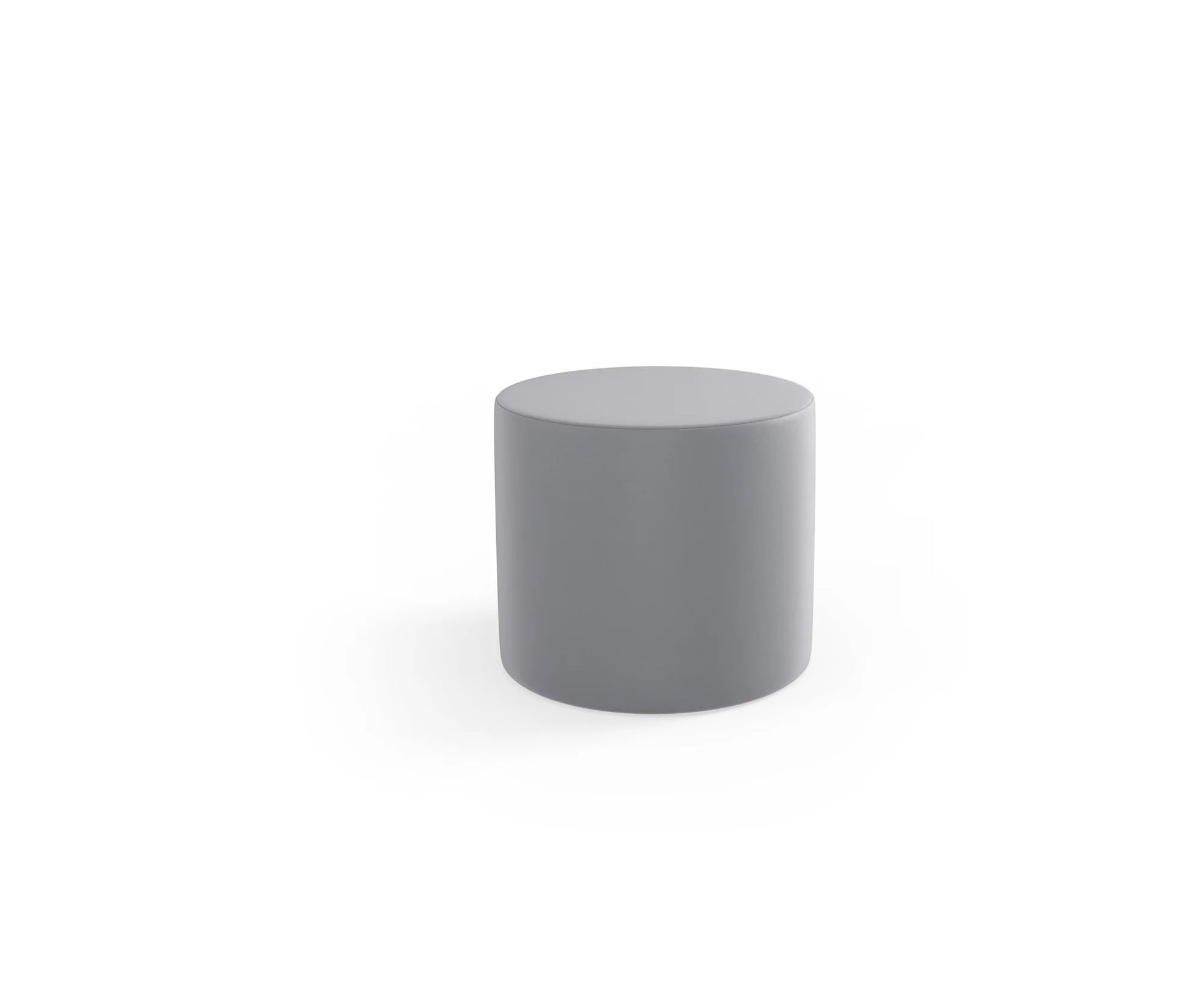 Pufa Tobo Light koło, tkanina Meditap – szary