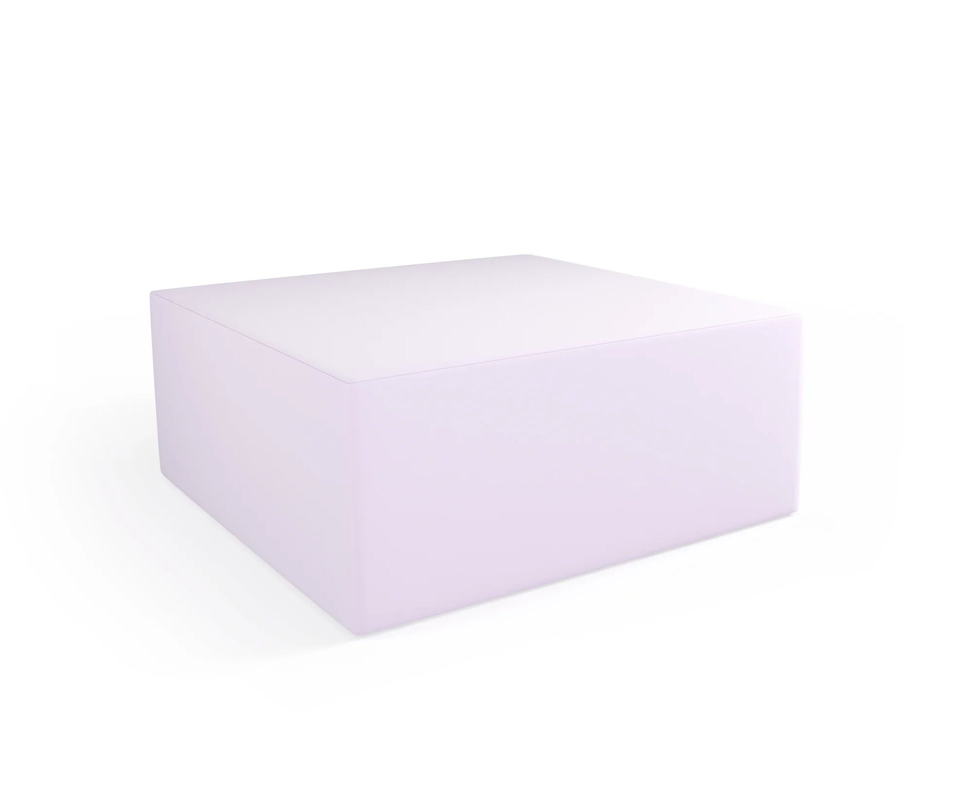 Pufa Tobo Light kwadrat, tkanina Meditap – pastelowy różowy