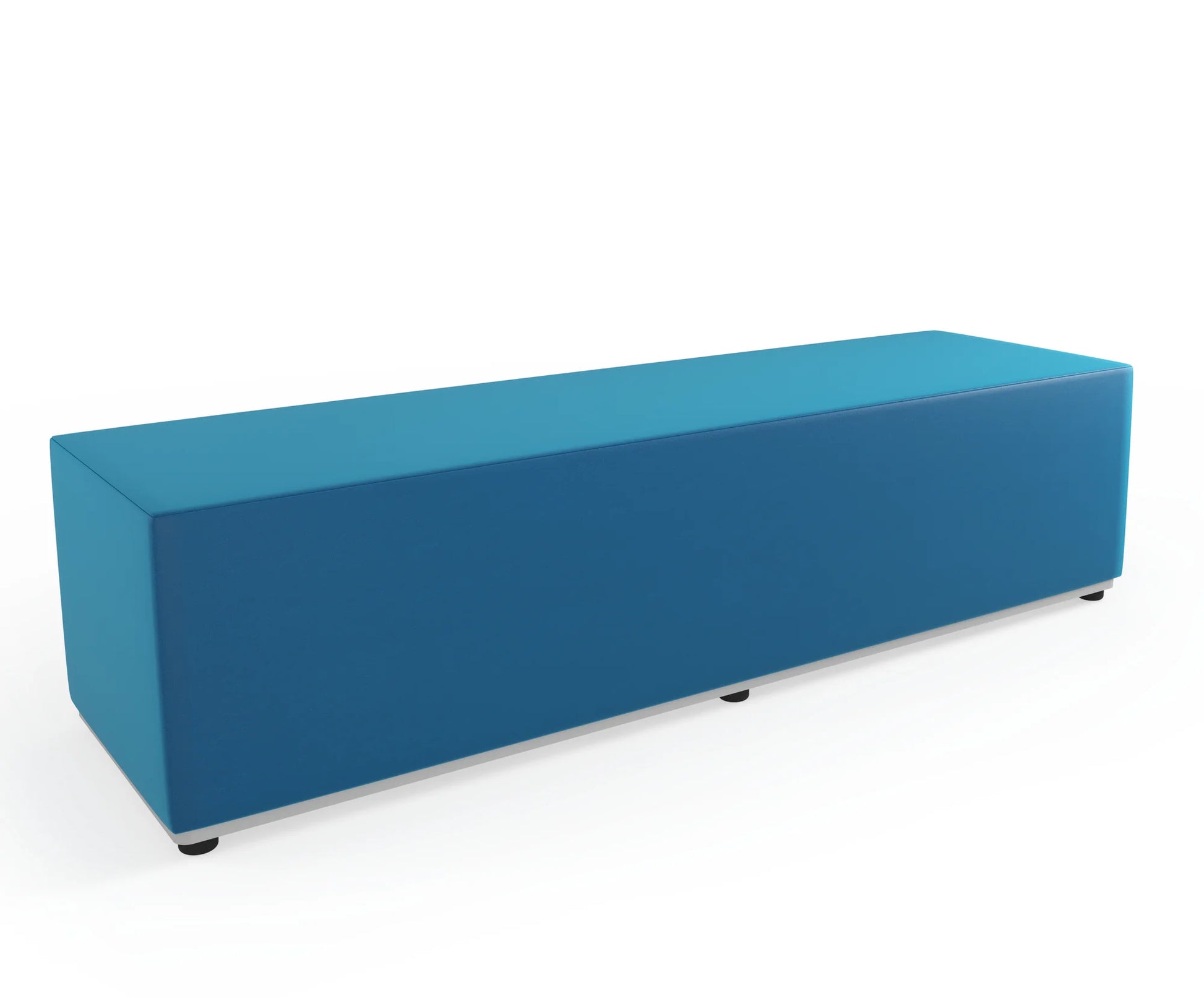 Pufa Tobo prostokąt, tkanina Meditap – niebieski