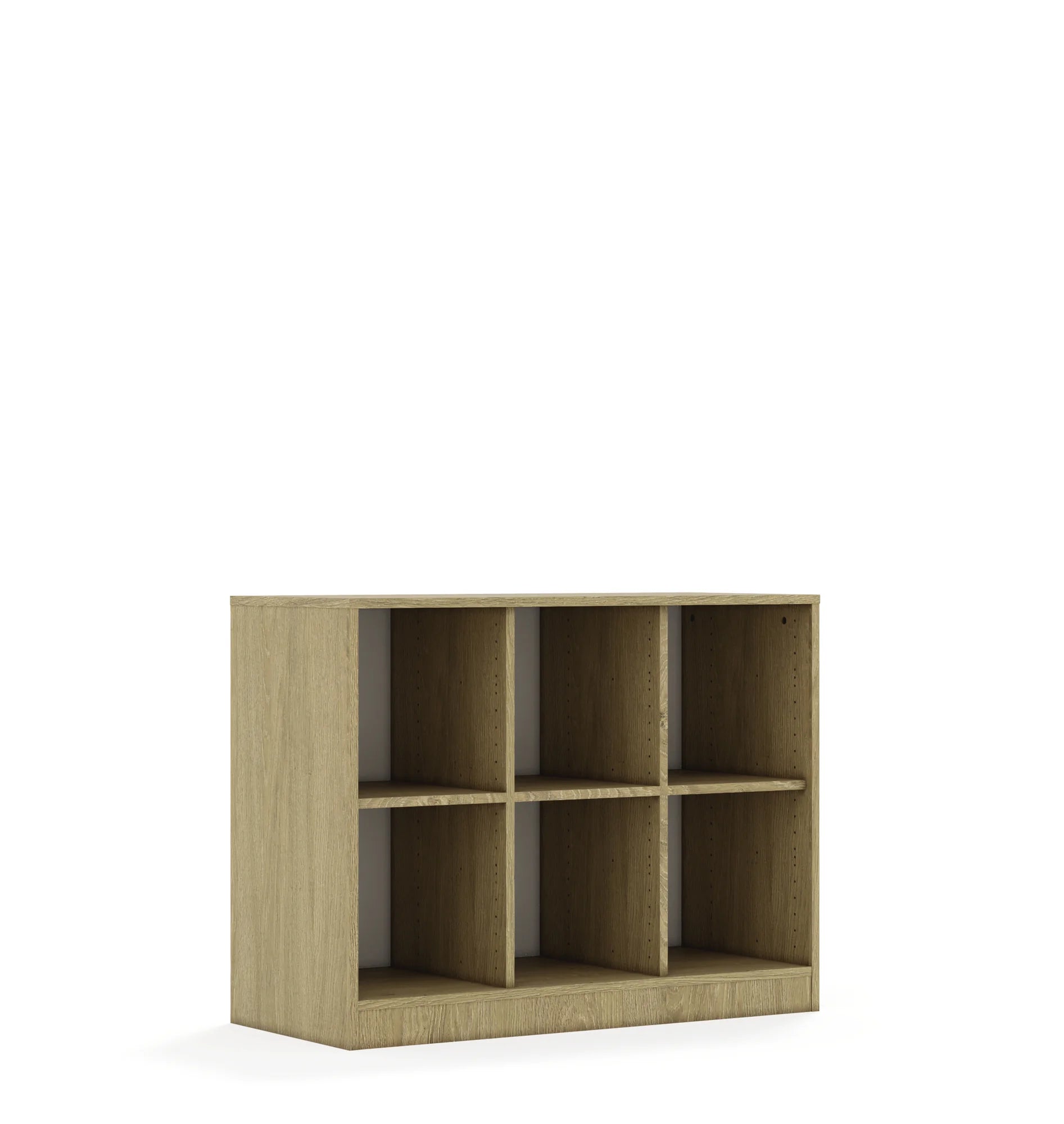 Regał BLOX 110 2PP 1049x466x813 – dąb