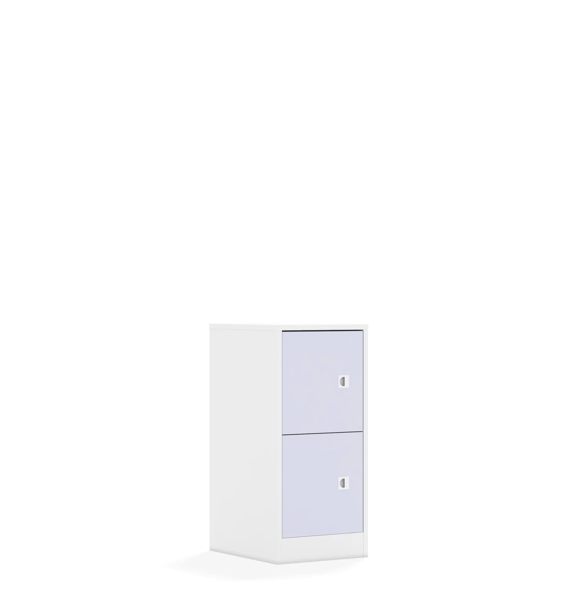 Regał BLOX 40 2P 2F1 363x466x813 – biały / pastelowy fioletowy