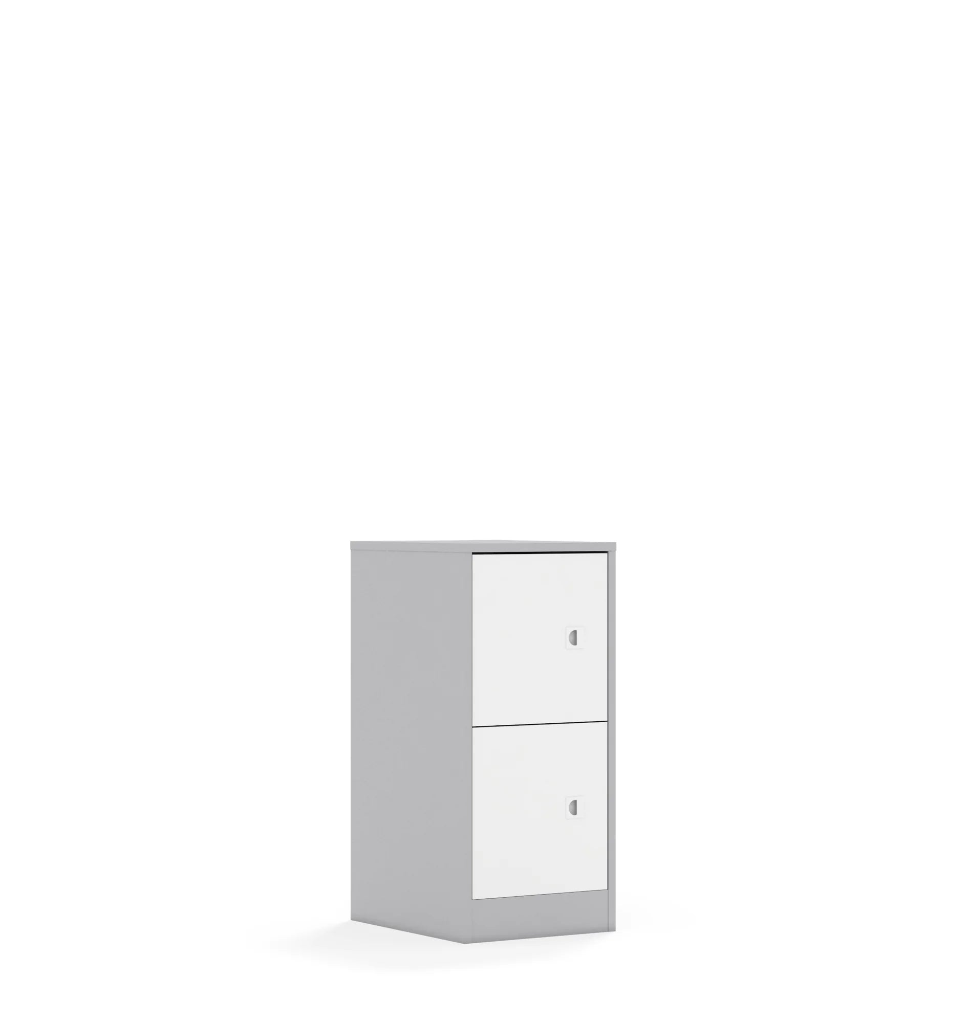 Regał BLOX 40 2P 2F1 363x466x813 – szary / biały