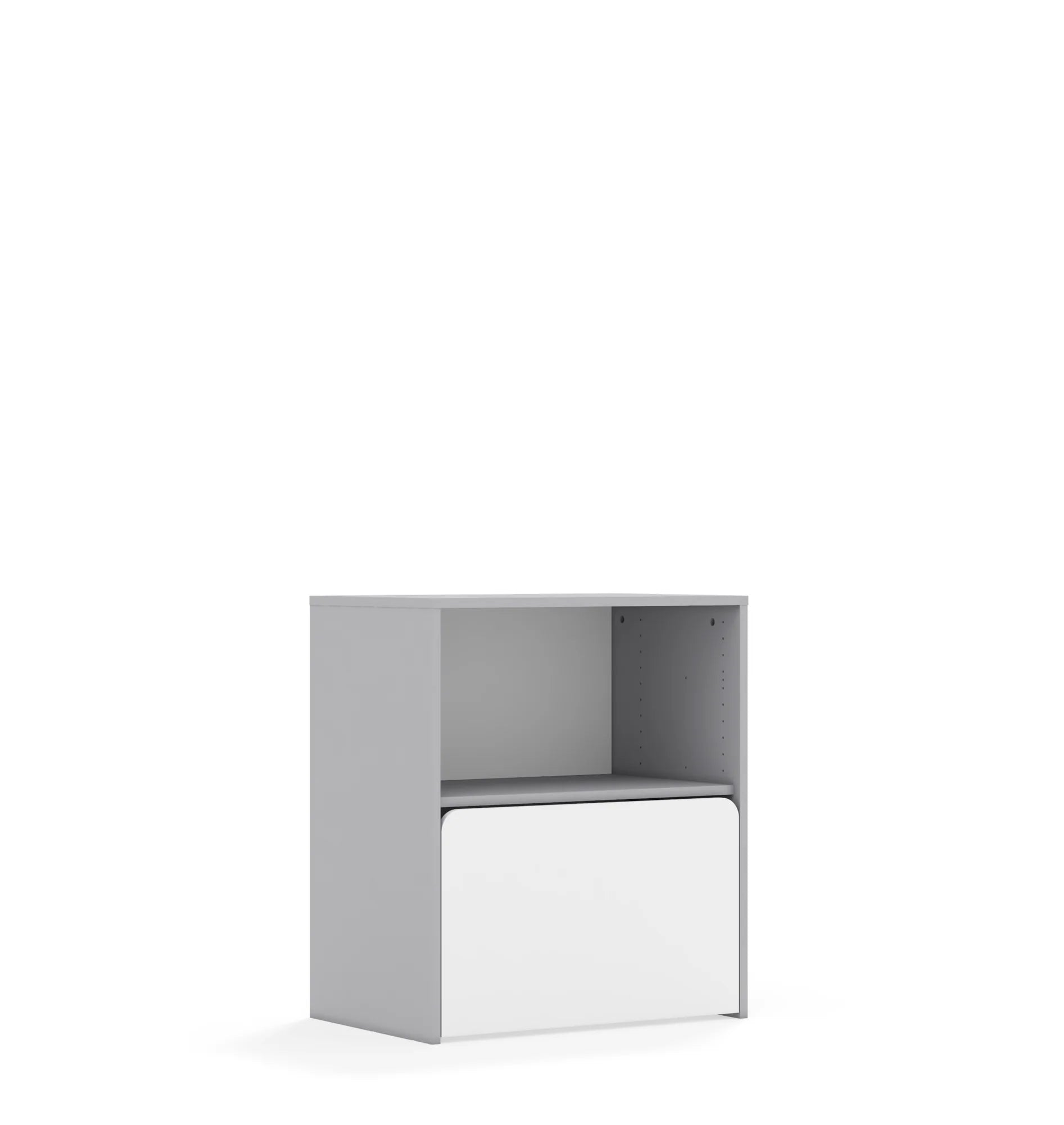 Regał BLOX 70 2P ze skrzynią 706x466x813 – szary
