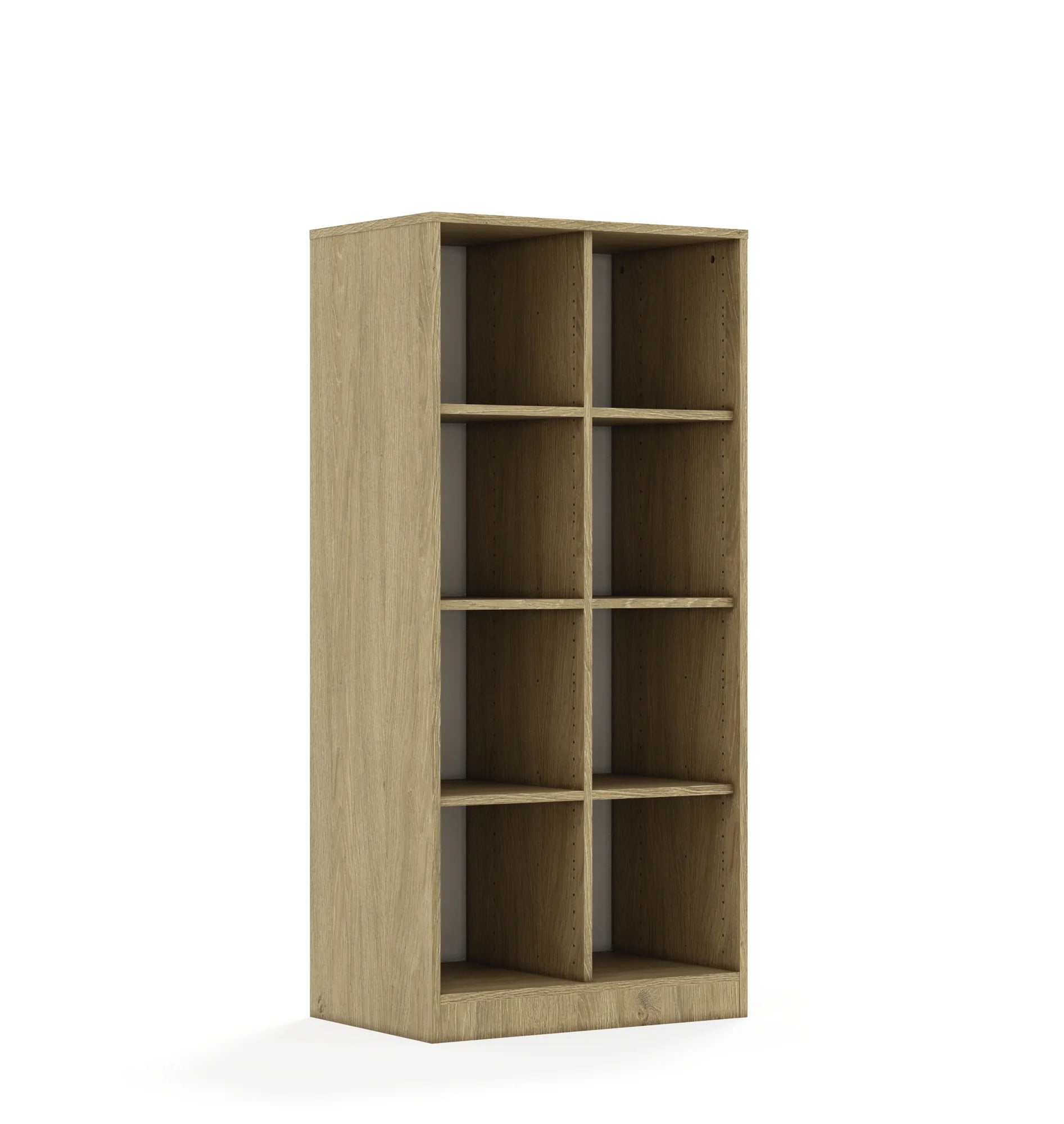 Regał BLOX 70 4PP 706x466x1517 — korpus dąb – dąb