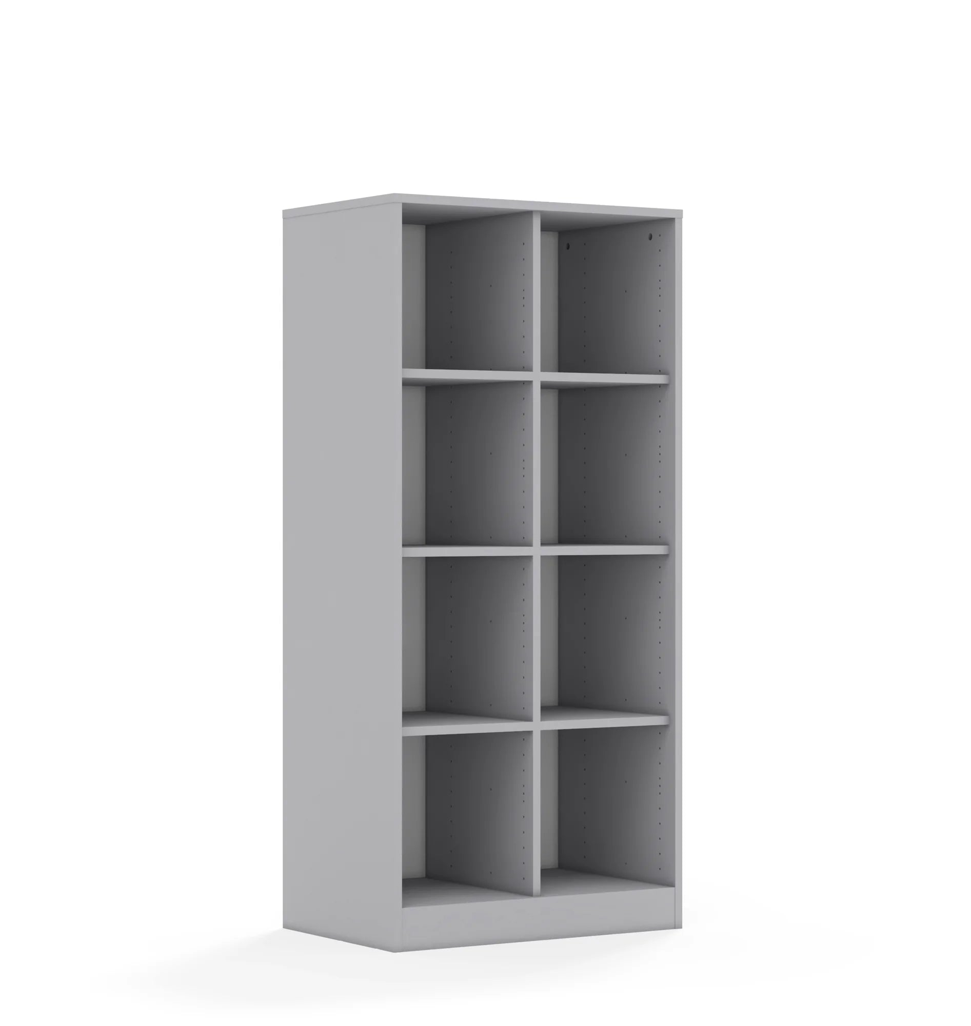Regał BLOX 70 4PP 706x466x1517 — korpus szary – szary