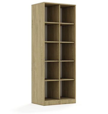 Regał BLOX 70 5PP 706x466x1869 – dąb