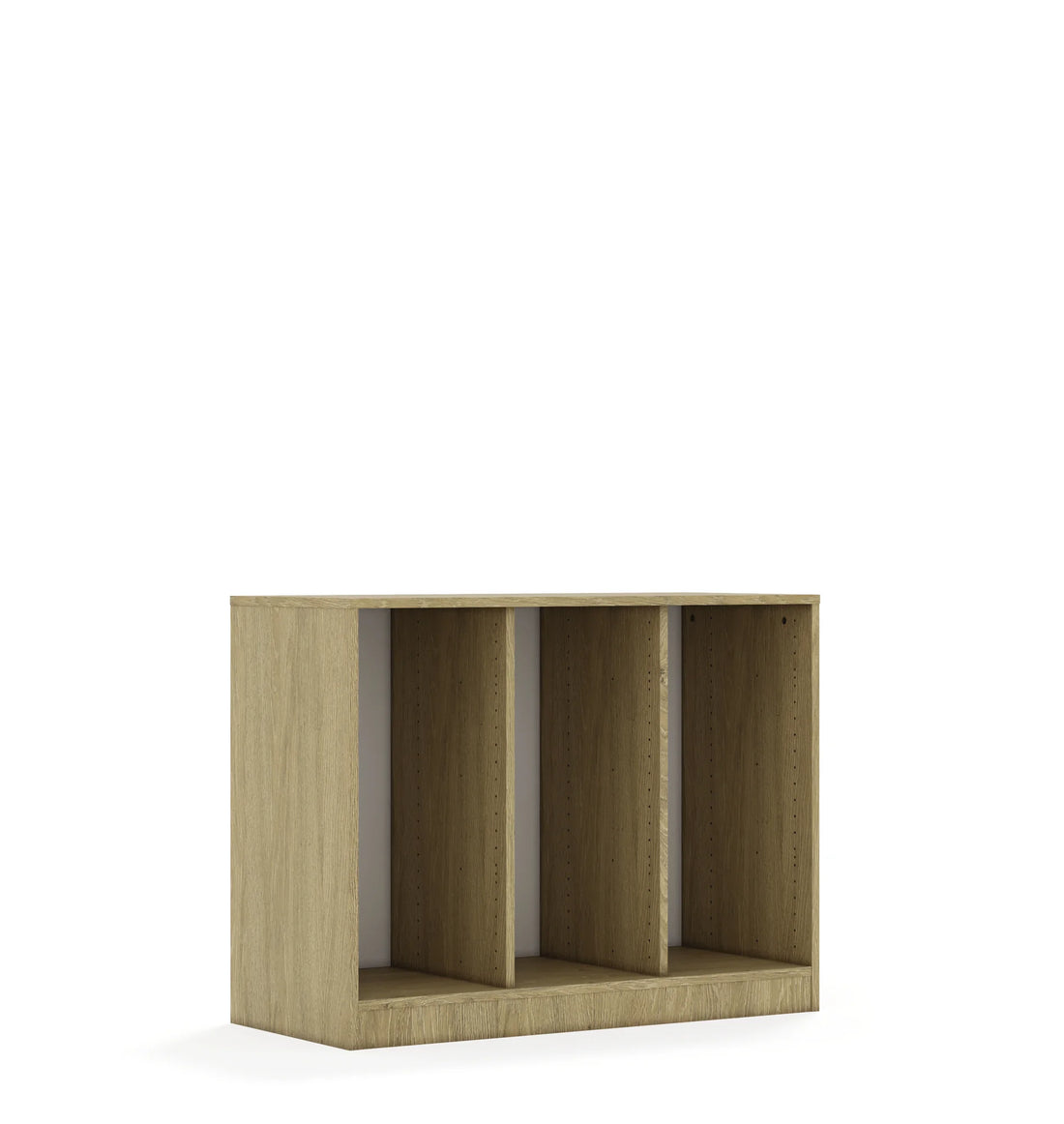 Regał na pojemniki BLOX 110 2PG 1049x466x813 – dąb