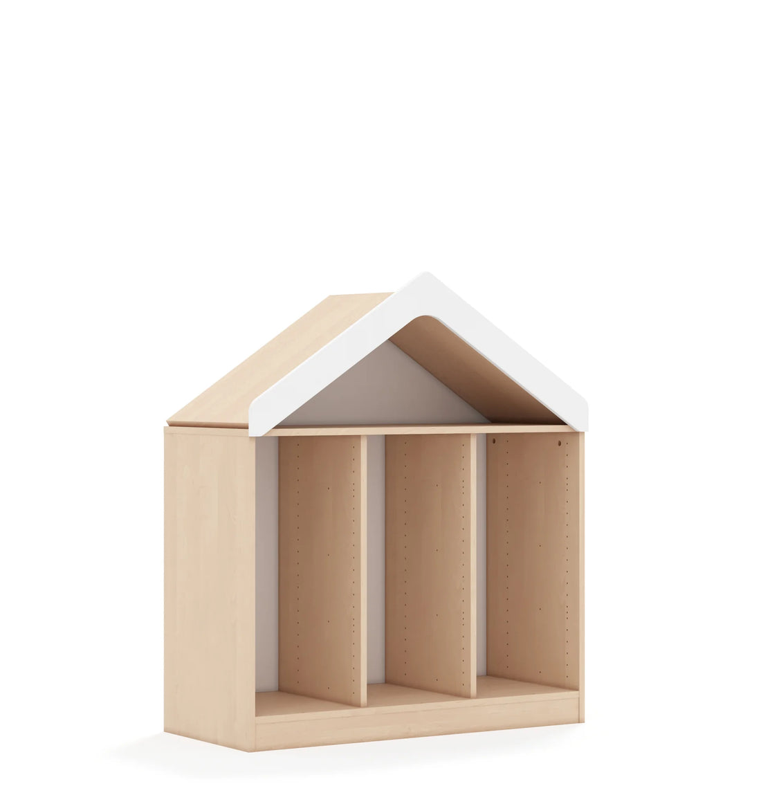Regał na pojemniki BLOX 110 2PG z daszkiem 1049x466x1223 – dąb