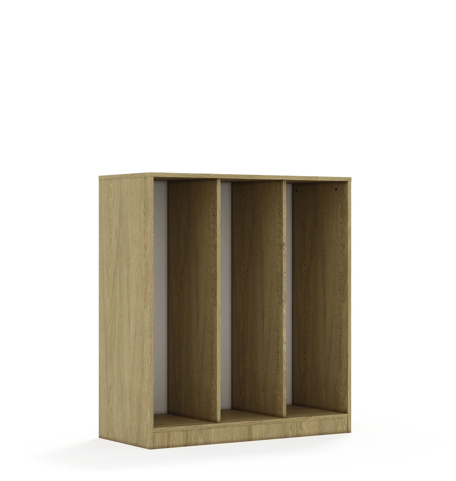 Regał na pojemniki BLOX 110 3PG 1049x466x1165 – dąb