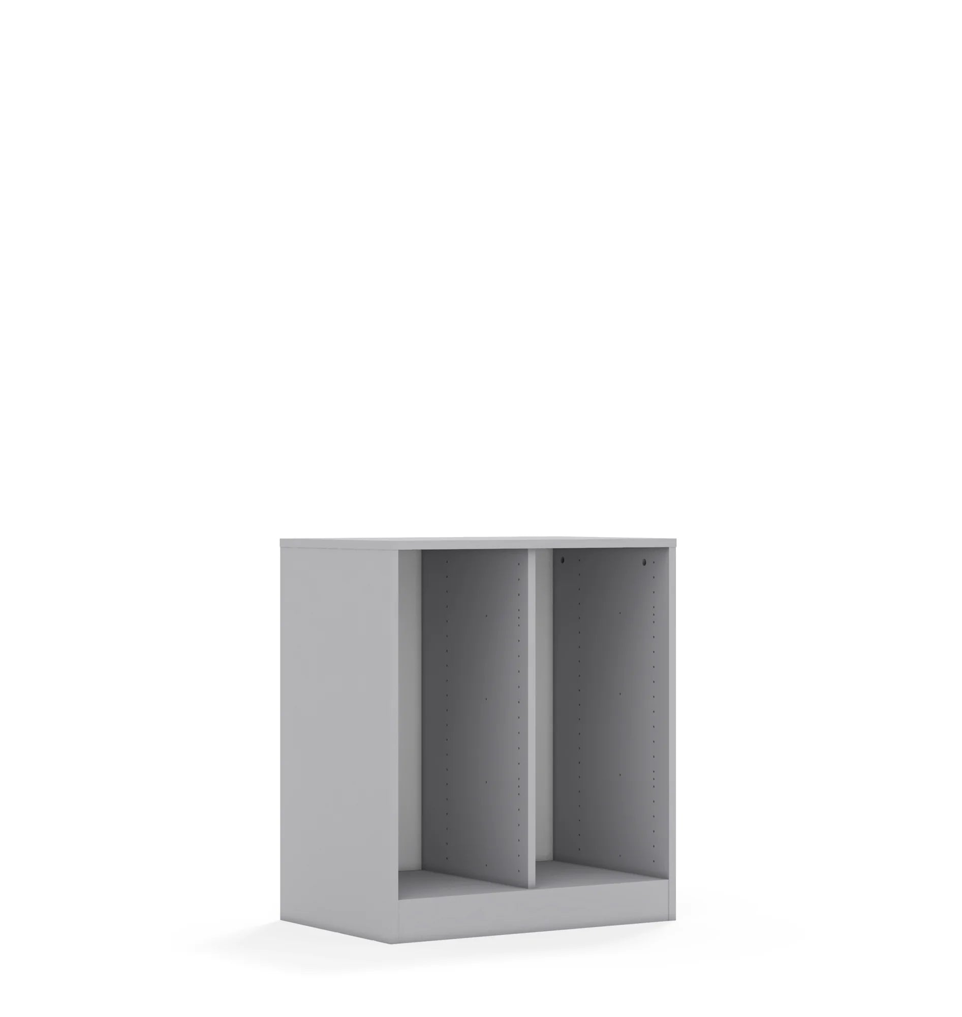 Regał na pojemniki BLOX 70 2PG 706x466x813 – szary