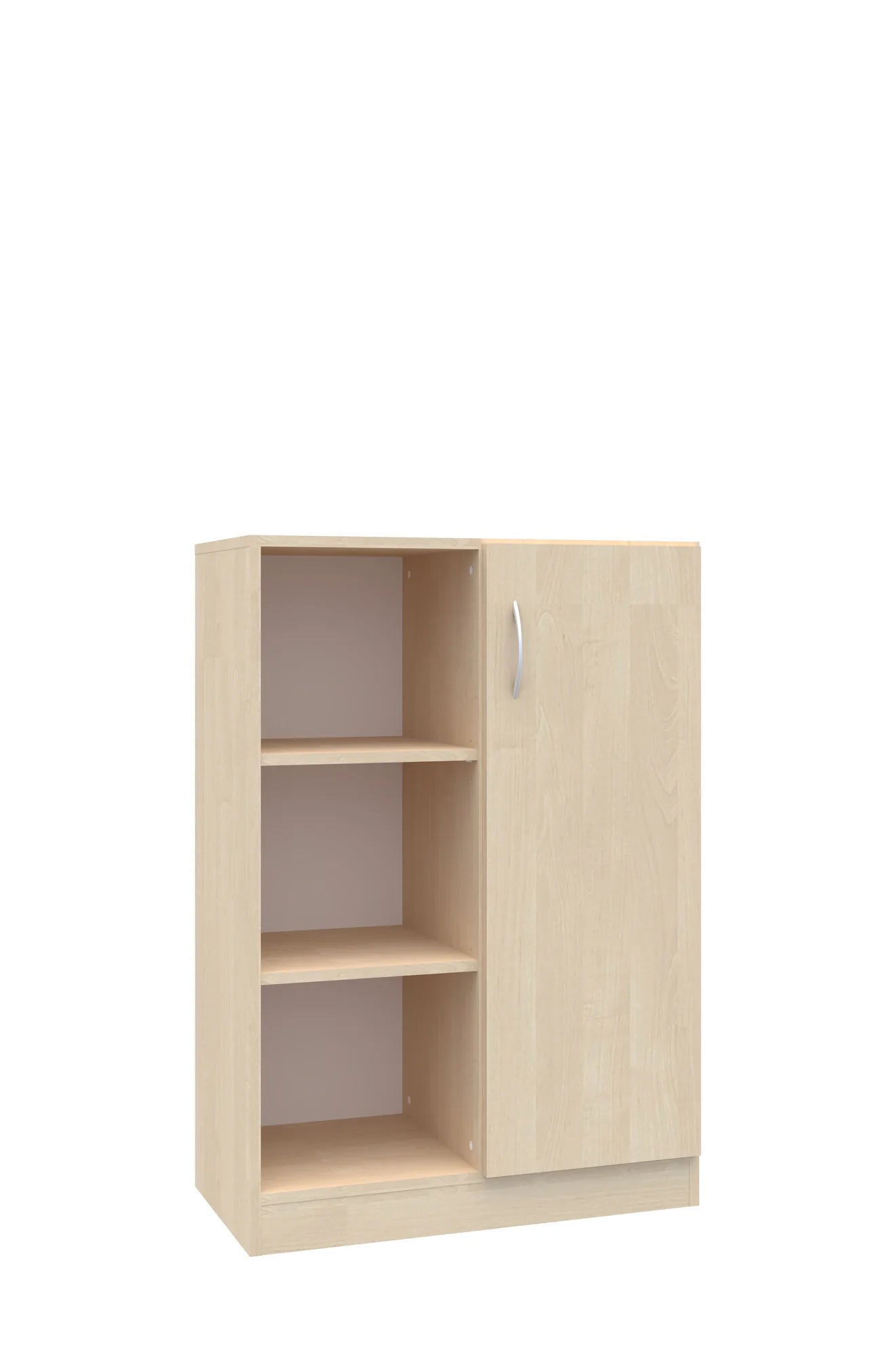 Regał Simple 80 3P 1F3 800x400x1205 – brzoza / brzoza