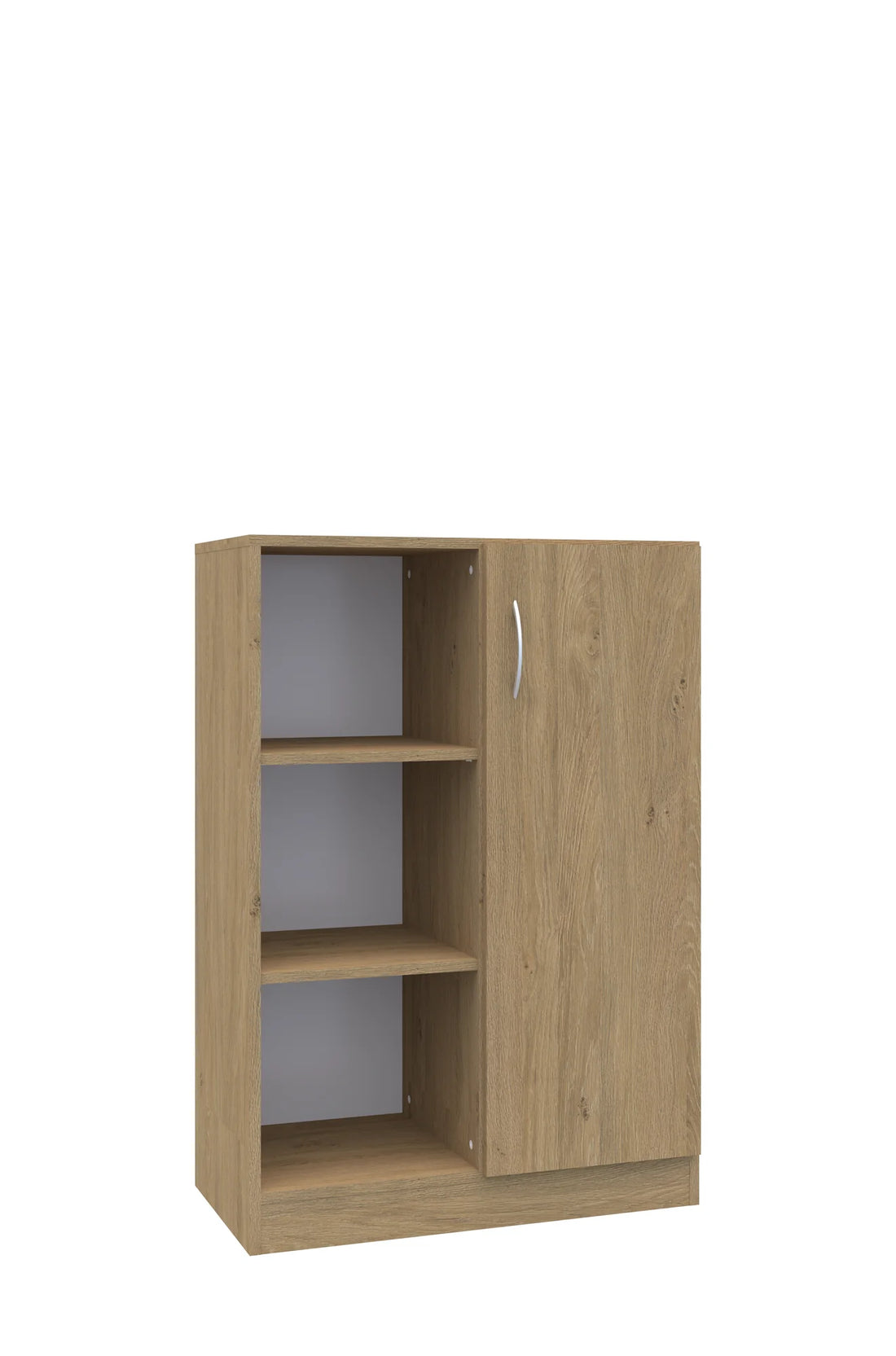 Regał Simple 80 3P 1F3 800x400x1205 – dąb / dąb