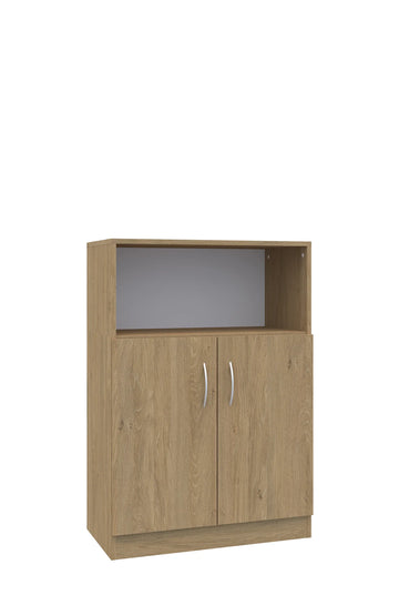 Regał Simple 80 3P 2F2 800x400x1205 – dąb / dąb