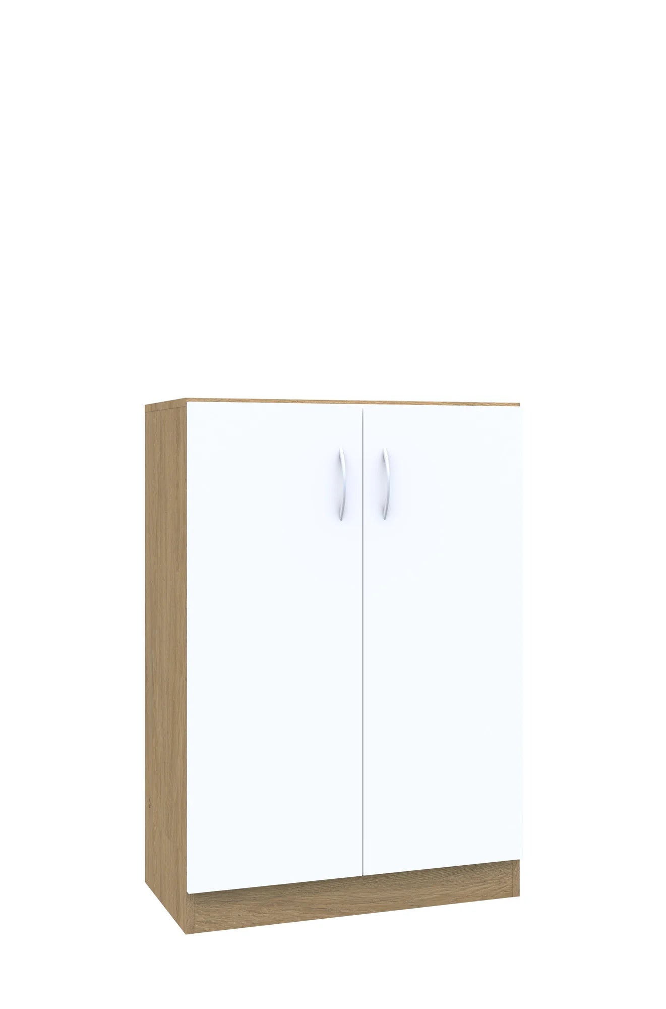 Regał Simple 80 3P 2F3 800x400x1205 – dąb / biały
