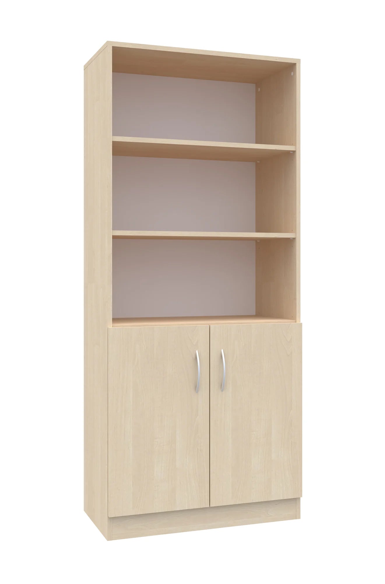 Regał Simple 80 5P 2F2 800x400x1850 – brzoza / brzoza