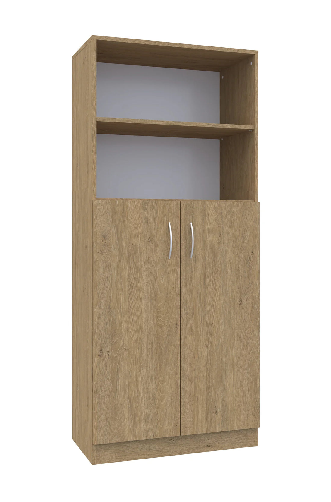 Regał Simple 80 5P 2F3 800x400x1850 – dąb / dąb