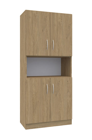 Regał Simple 80 5P 4F2 800x400x1850 – dąb / dąb
