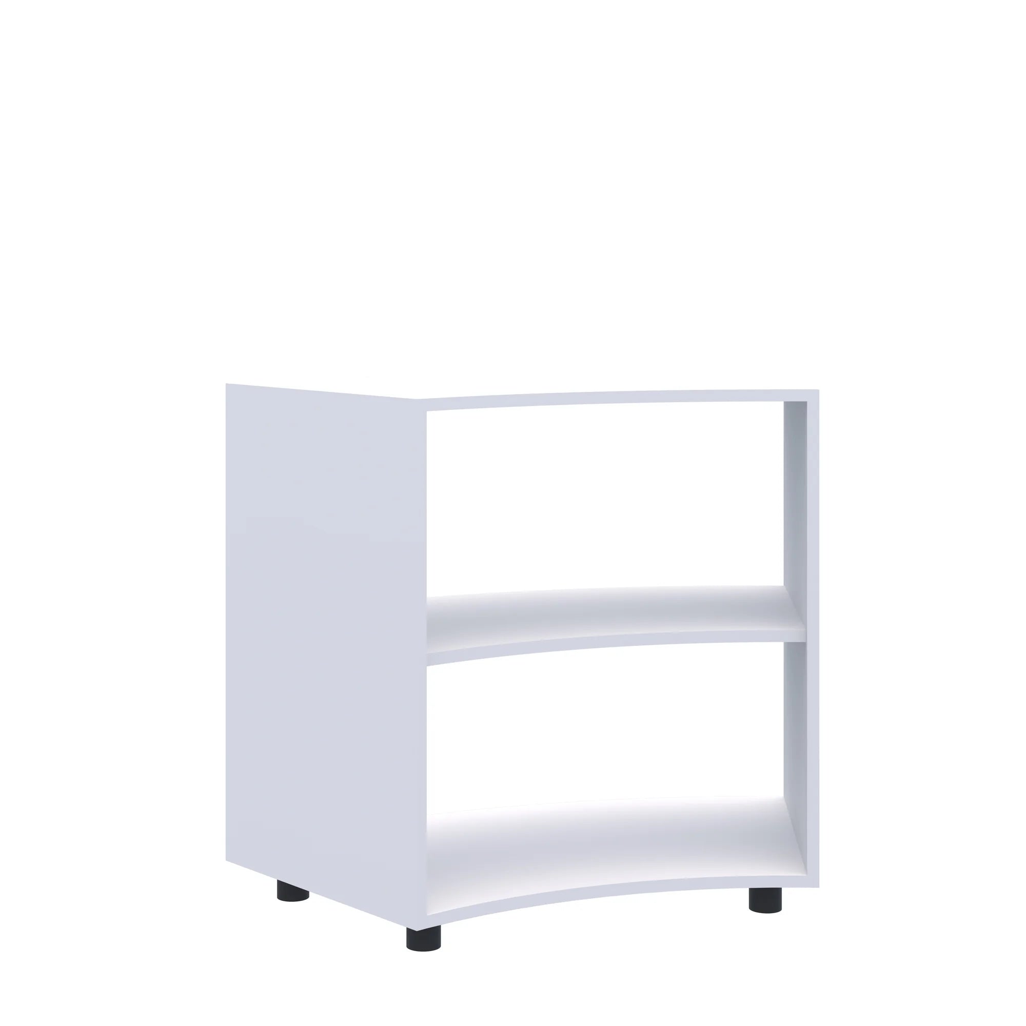 Regał Smart 1/8 koła 2P 984x466x798 – biały