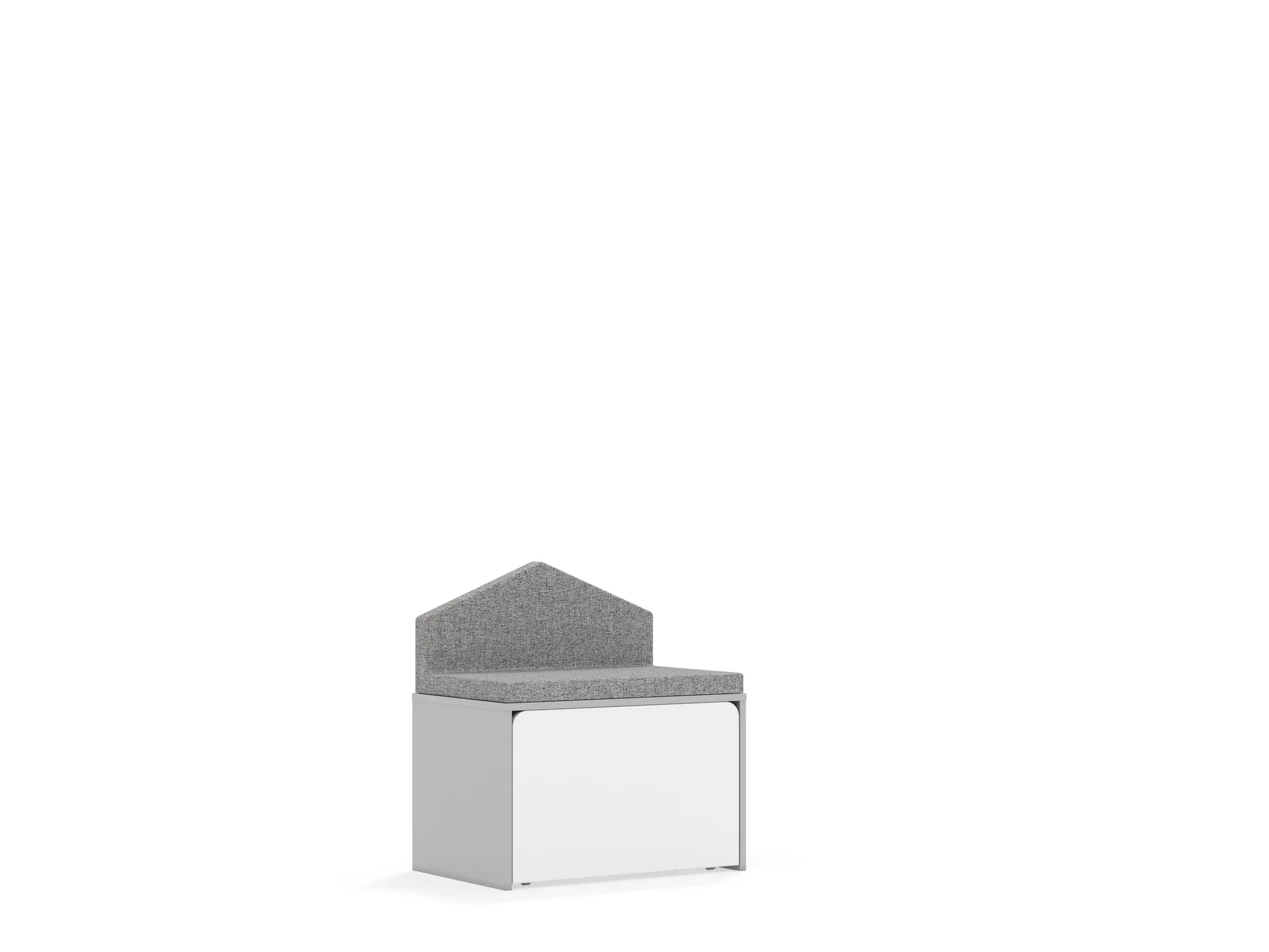 Skrzynia BLOX 70 1P z siedziskiem tapicerowanym 706x466x480 – szary