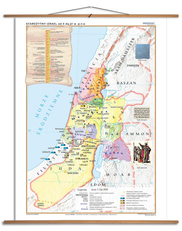 Starożytny Izrael od X do VI w p.n.e. (Stary Testament) - mapa ścienna