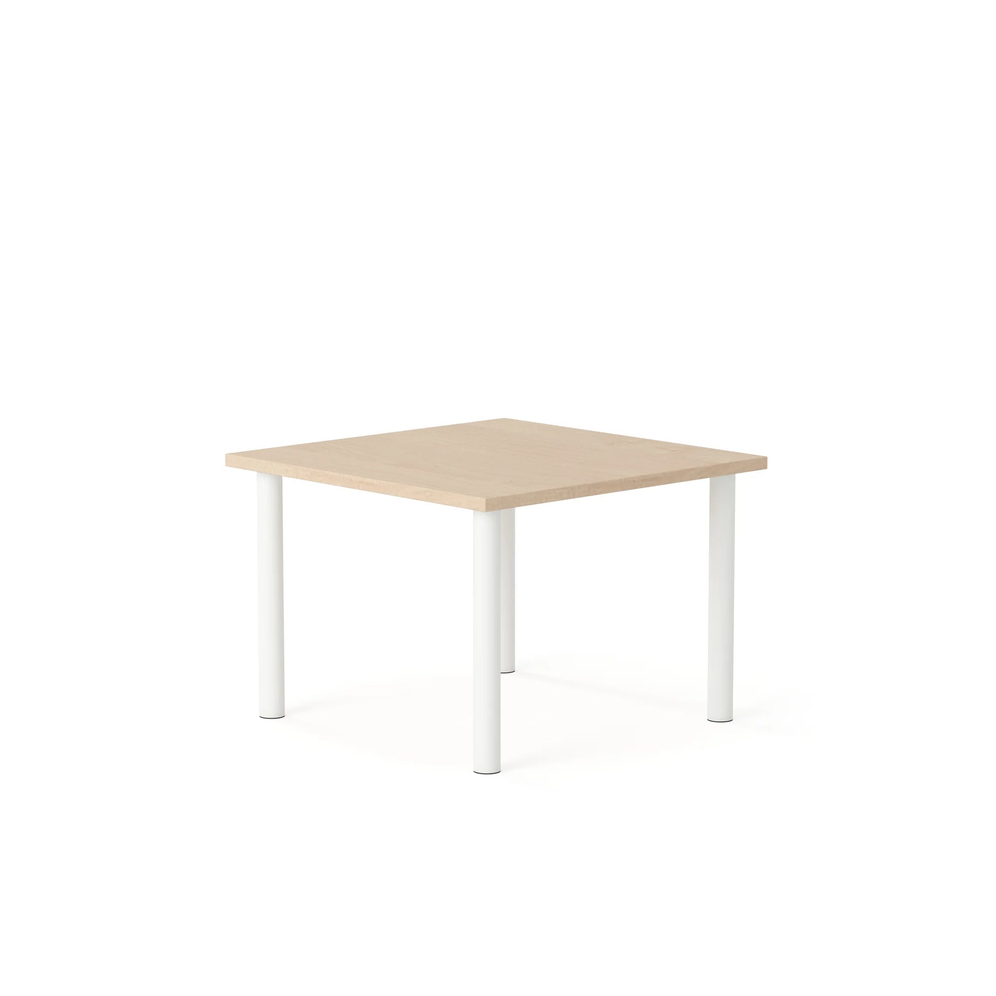 Stół CLASSIC Kwadrat 750×750 – brzoza / szary