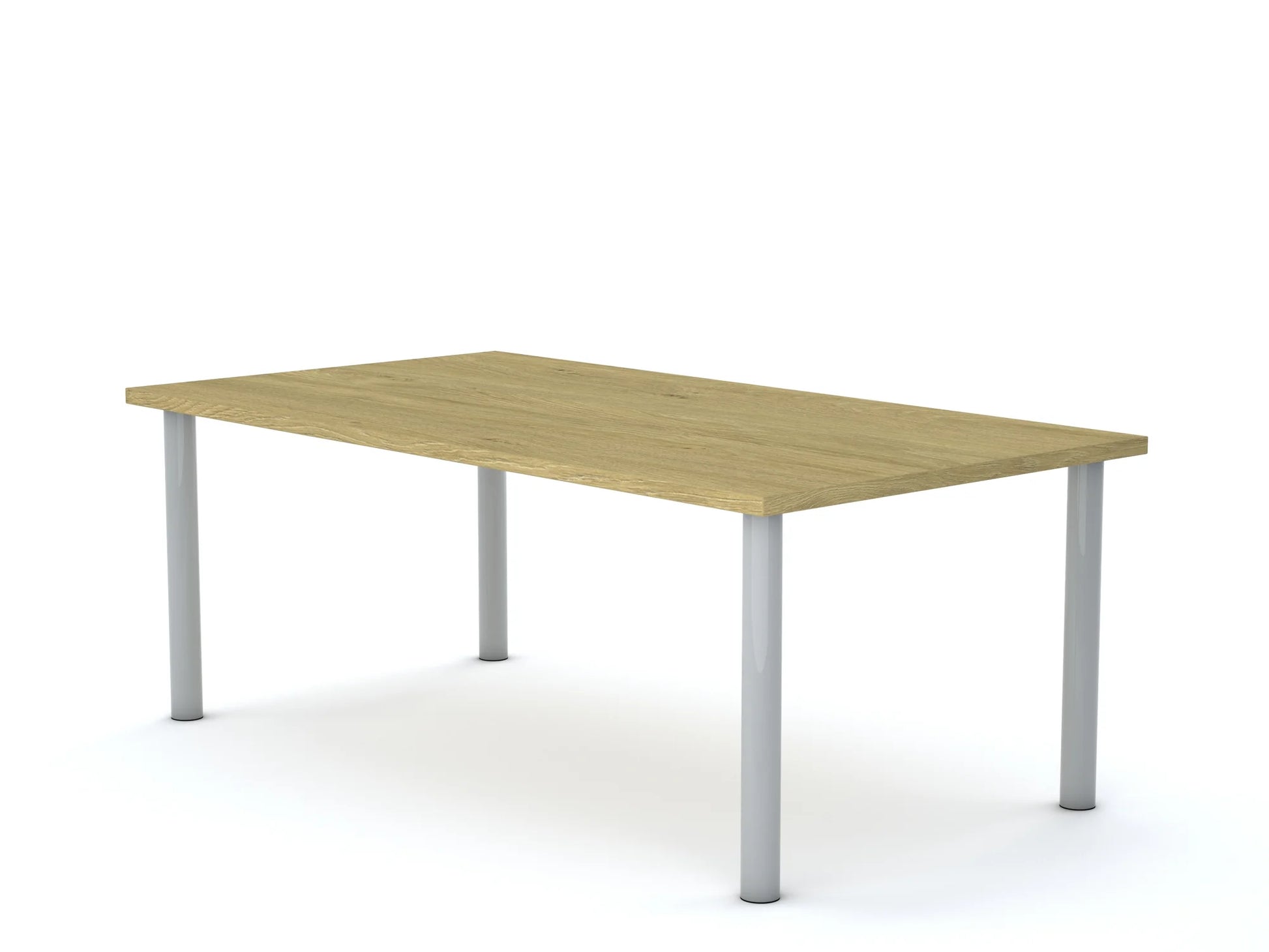 Stół CLASSIC Prostokąt 1200×750 – dąb / biały