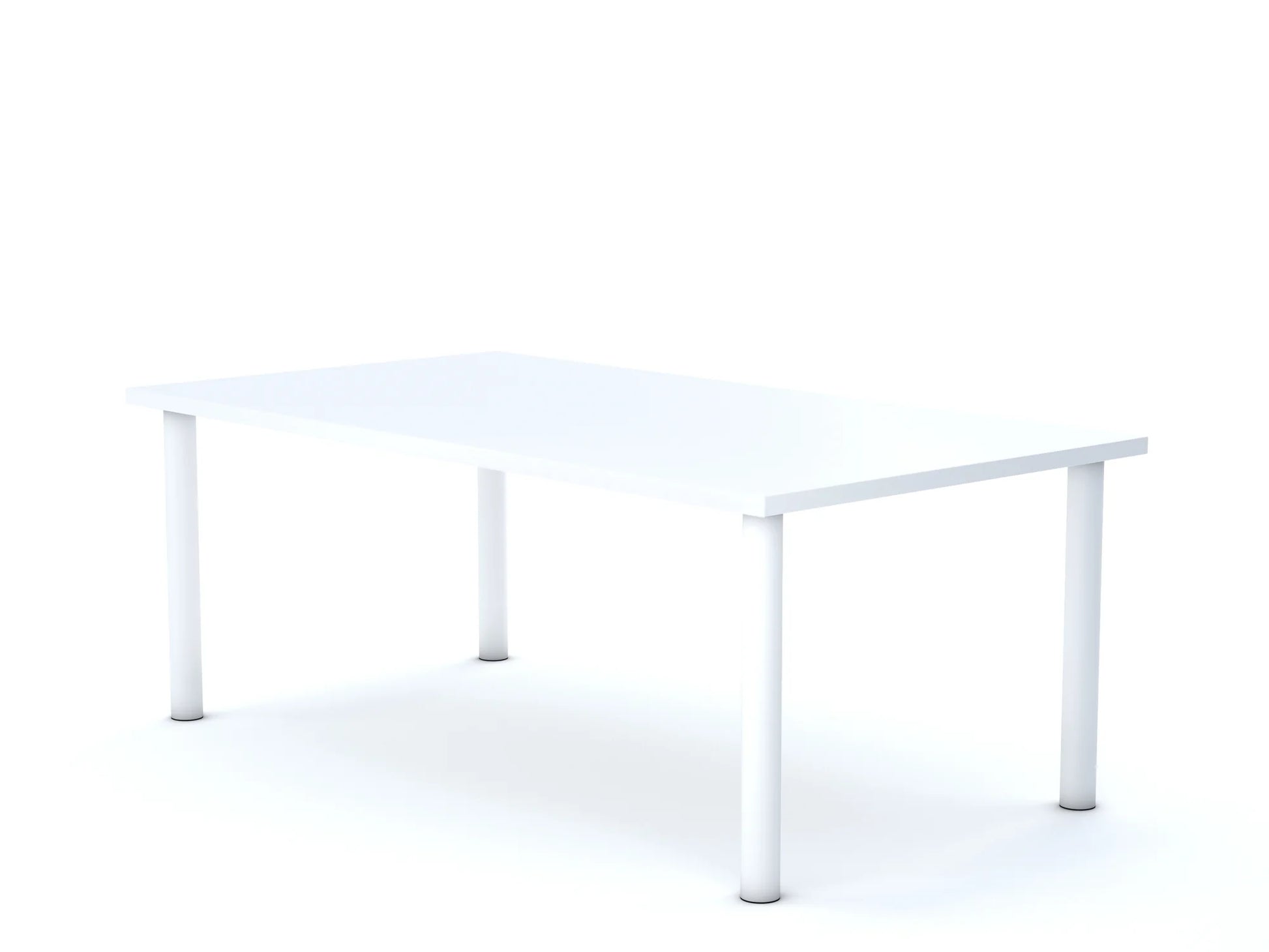 Stół CLASSIC Prostokąt 1400×750 – biały / szary
