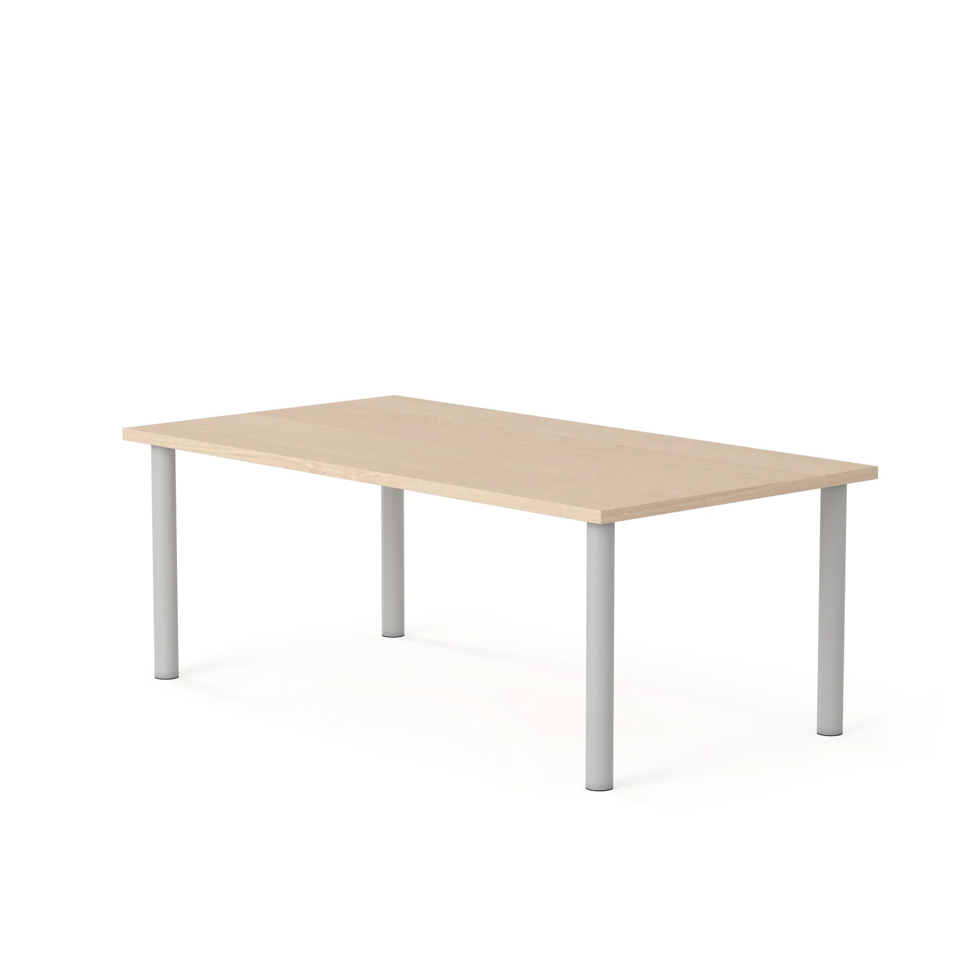 Stół CLASSIC Prostokąt 1400×750 – brzoza / biały