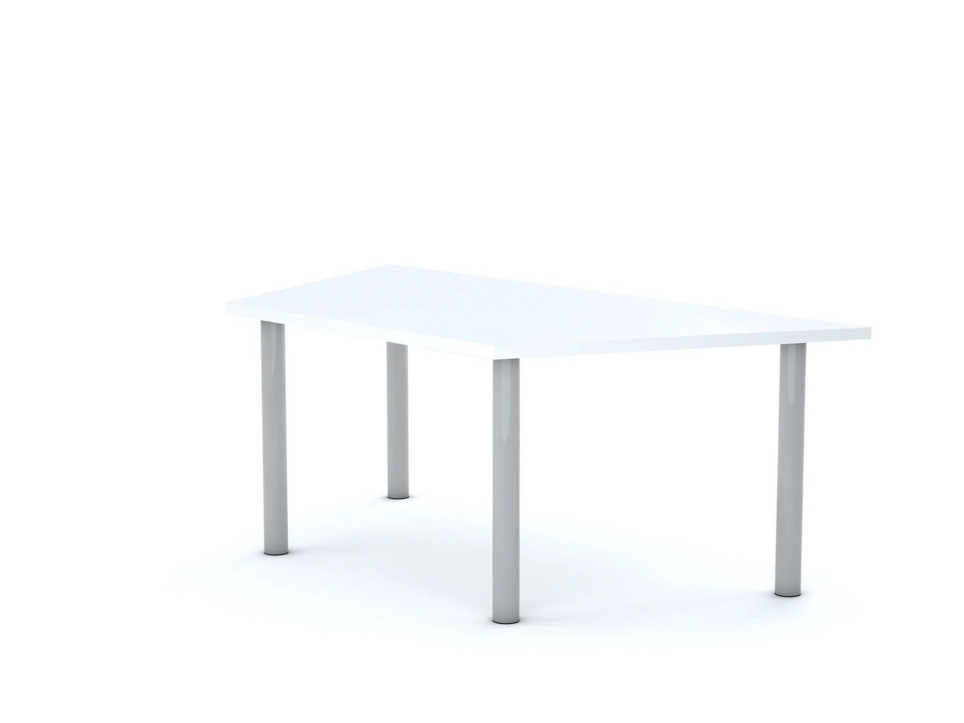 Stół CLASSIC Trapez 1400×750×800 – biały / biały