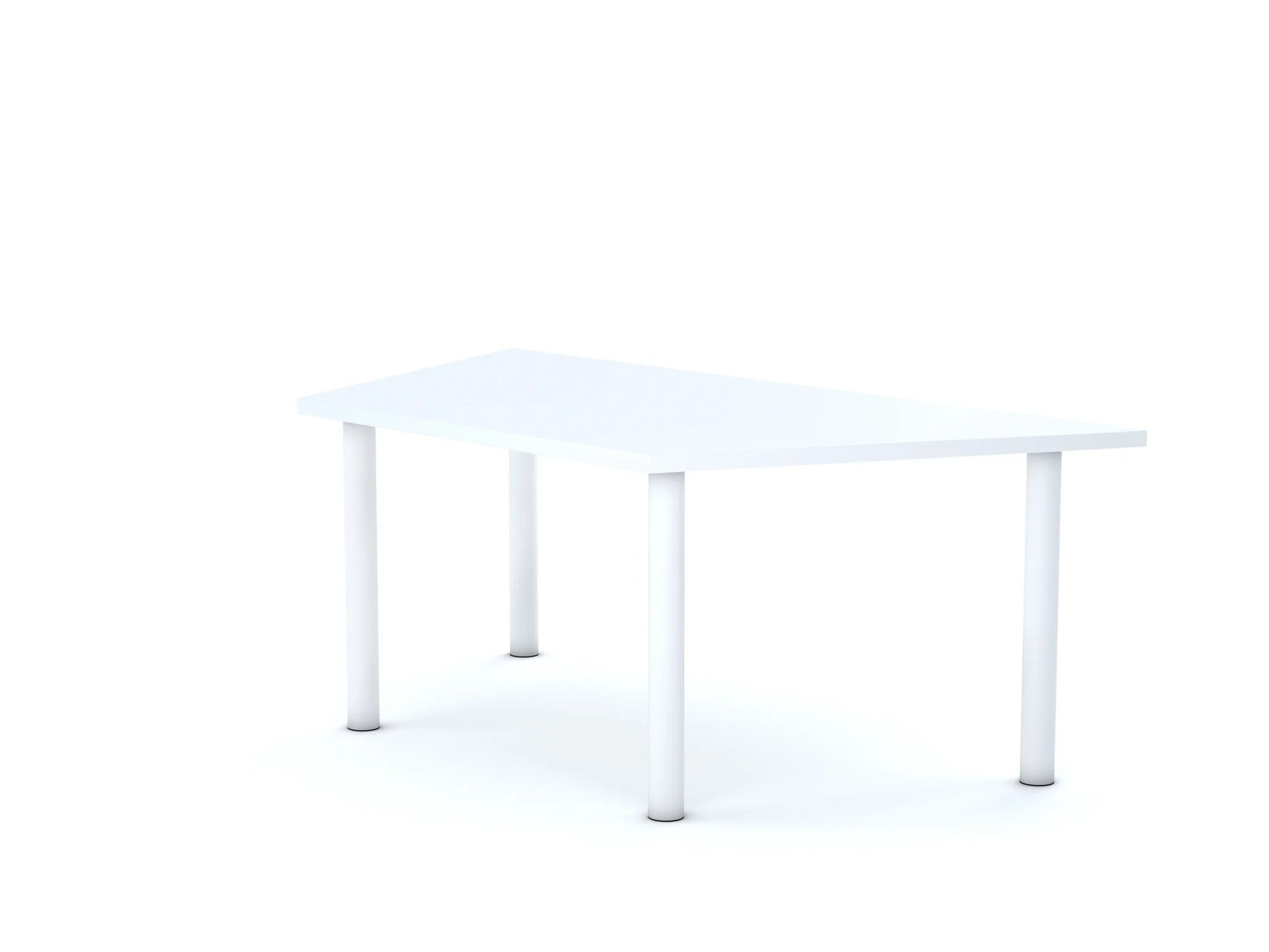 Stół CLASSIC Trapez 1400×750×800 – biały / szary