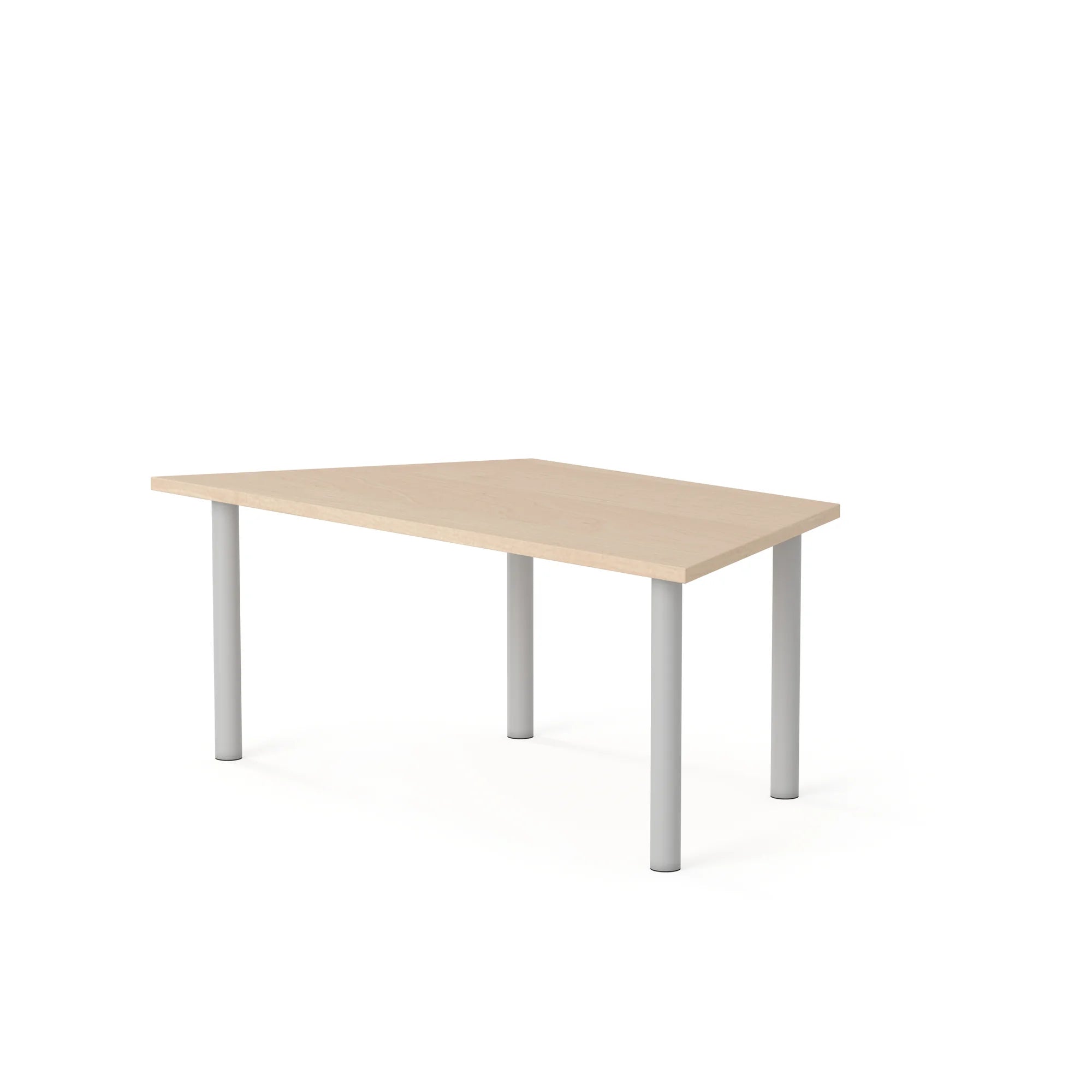Stół CLASSIC Trapez 1400×750×800 – brzoza / biały