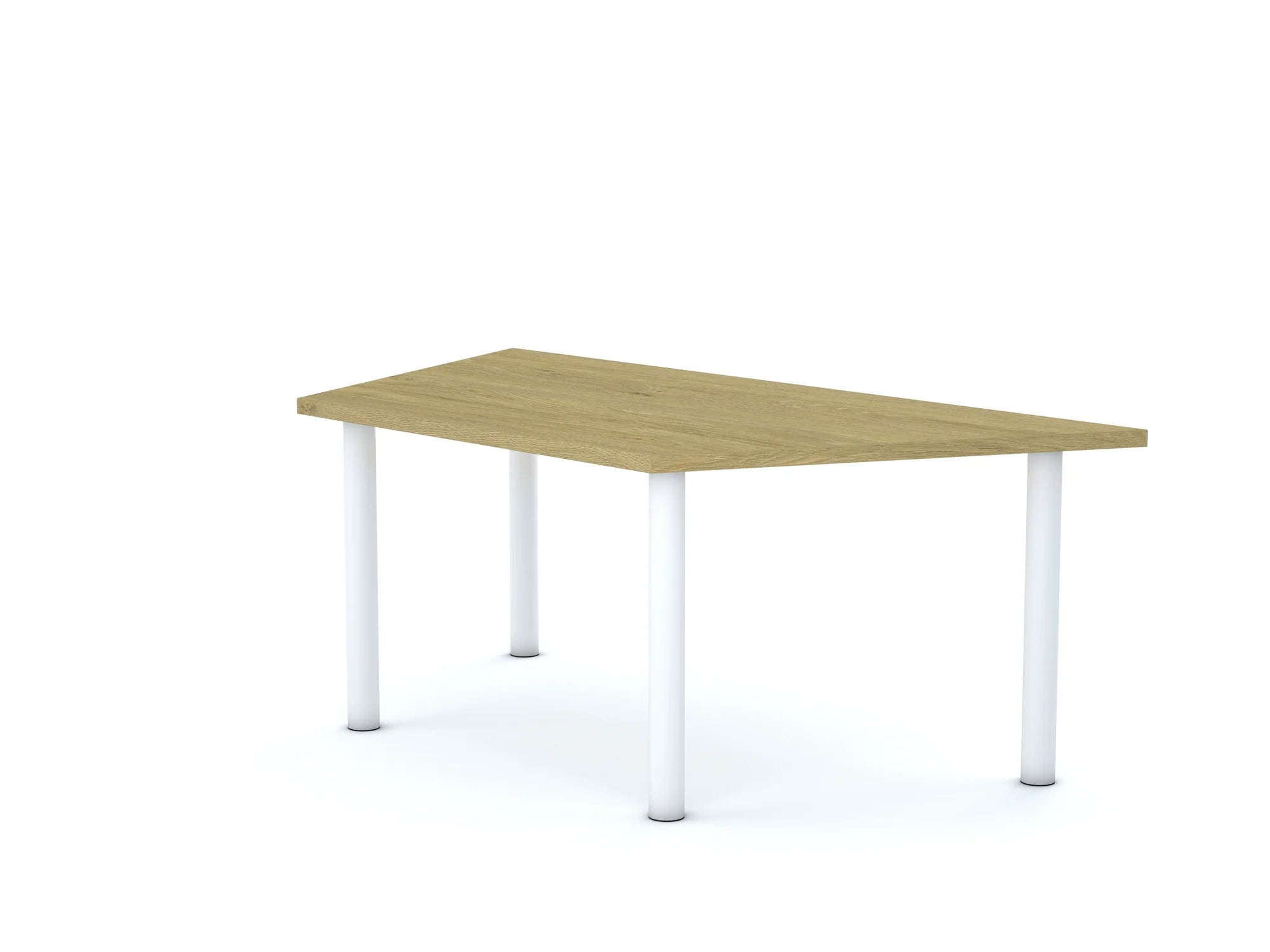 Stół CLASSIC Trapez 1400×750×800 – dąb / szary