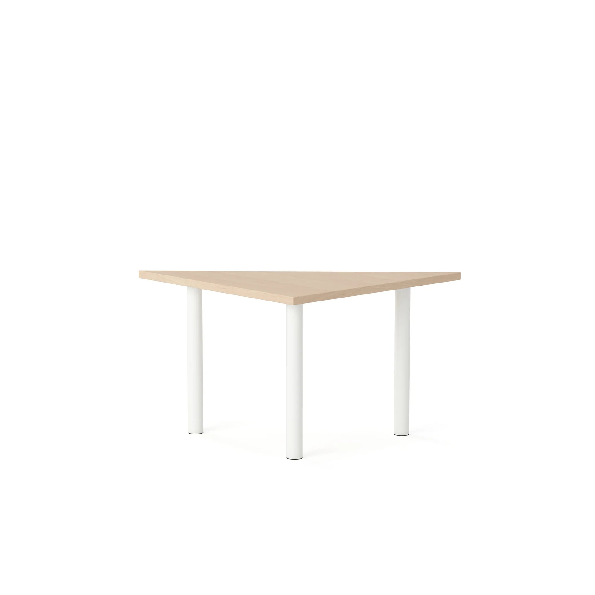 Stół CLASSIC Trójkąt 750×750×1060 – brzoza / szary